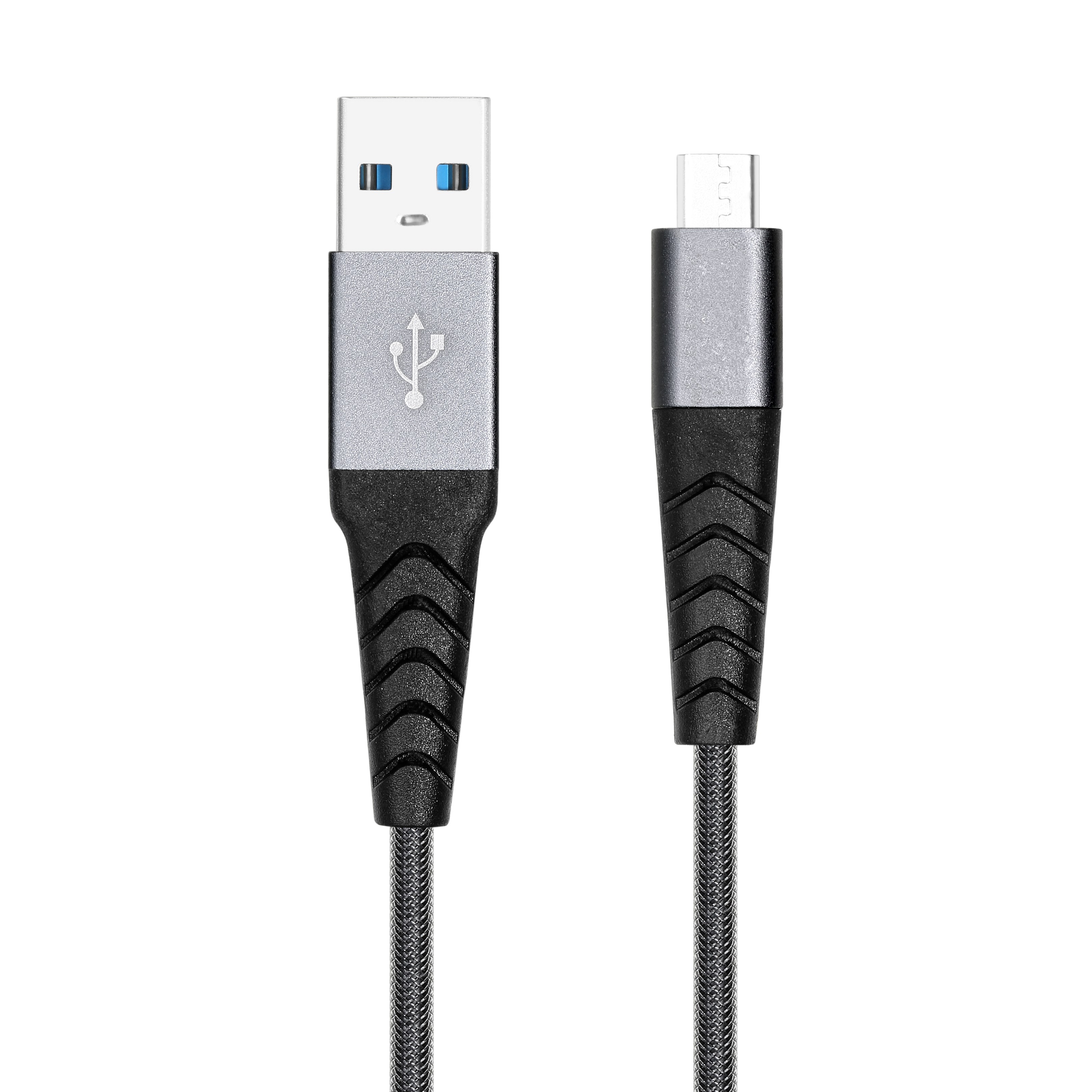 外观精致 高端耐用渔网编织数据线 Micro USB Cable
