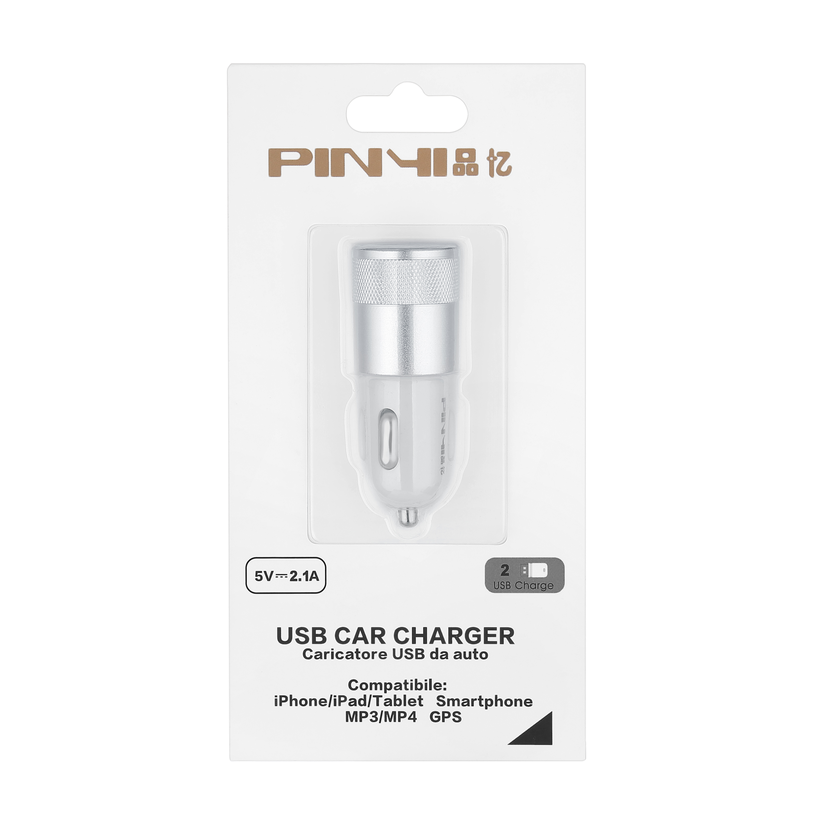 Double USB TPE Vehicle charger