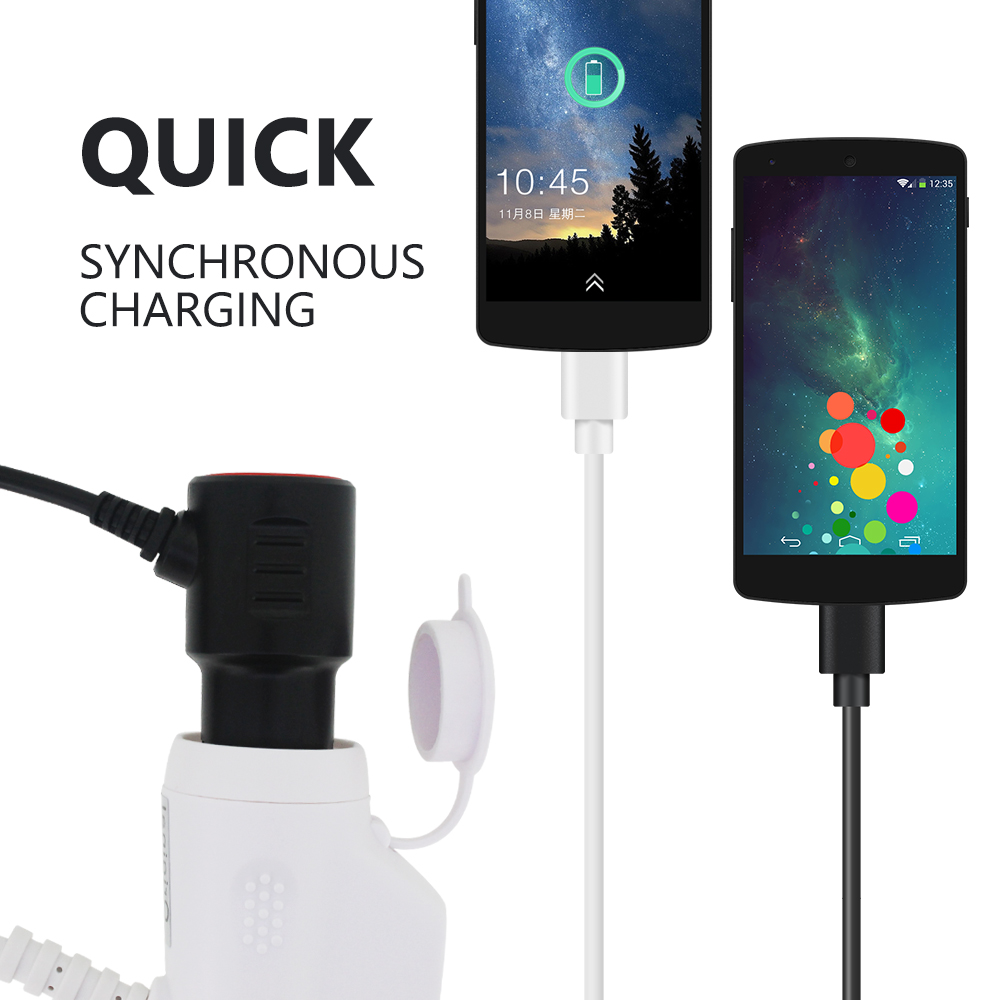 3.6A fast filling Multipurpose Car charger